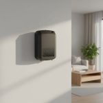 Small Smart Battery Aromatherapy Diffuser APP Control Wall Mounted Waterless Essential Oil Scent Diffuser