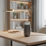 Car Portable Small Waterless Two-Fluid Essential Oil Diffuser with Battery Powered Electric Nebulizer Aroma Scent Machine