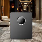 HVAC Scent Diffuser 1000ml Metal Wall Mounted Bluetooth App Control Commercial Nebulizing Machine