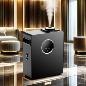 Luxury Metal Electronic Essential Oil Scent Diffuser WiFi Control, Connect HVAC/Desktop/Wall Mount for Commercial/Hotel