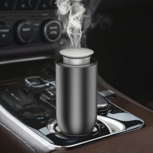 Aluminum Alloy Essential Oil Diffuser - Dry Mist Spray for Car Aromatherapy & Air Freshening