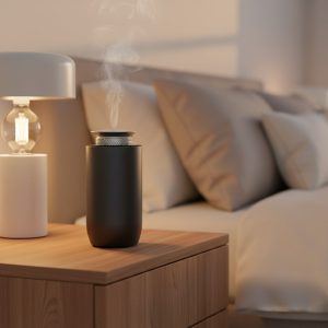Custom Logo/Color Box Luxury USB Rechargeable Battery-Powered Waterless Car Air Freshener Aluminum Alloy Aroma Diffuser 20mL