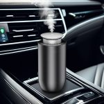 Luxury Small Electric Aroma Diffuser All Aluminum Alloy Material Waterless Fragrance Home Car Bluetooth Enabled