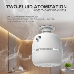 Top Selling Electric Home Waterless Aroma Diffuser Pure Oil Ceiling with Two-Fluid Atomization 1-Year Warranty