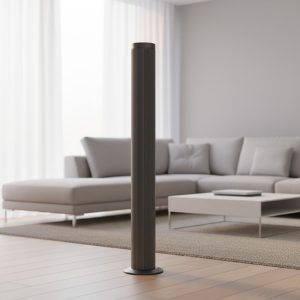 Aluminum Electric Tower Aromatherapy Essential Oil Diffuser USB Waterless App-Controlled 100mL Capacity New Design Tall