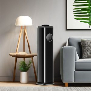 NEWING New Design Aluminum Large Capacity Water-less Floor Standing Insert Oil Aroma Sprayer Essential Oil SPA Diffuser